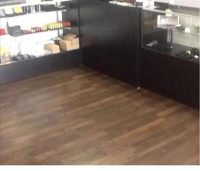 new laminate flooring in a store 